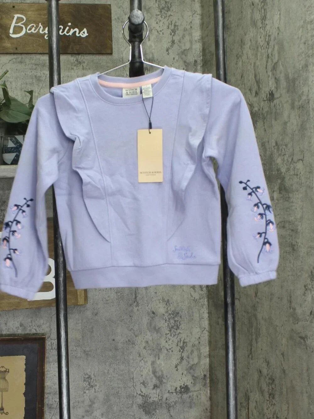 NWT Scotch & Soda Sweatshirt and Joggers 2-Piece Set Sweet Lavender Purple 6